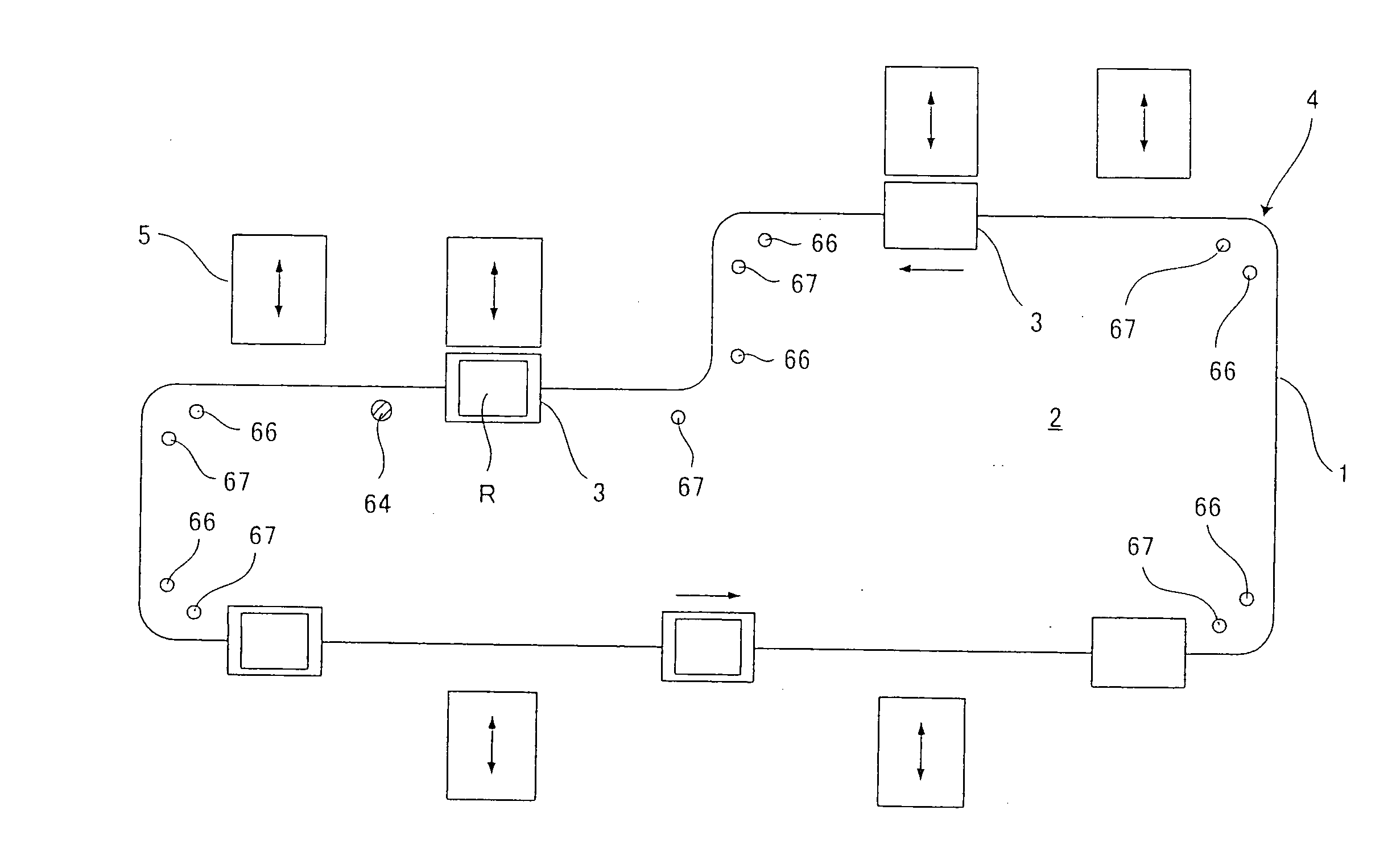 Travel control method for travel vehicle