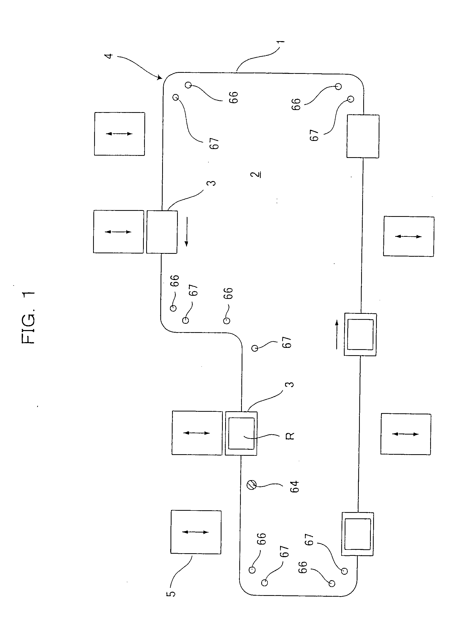 Travel control method for travel vehicle