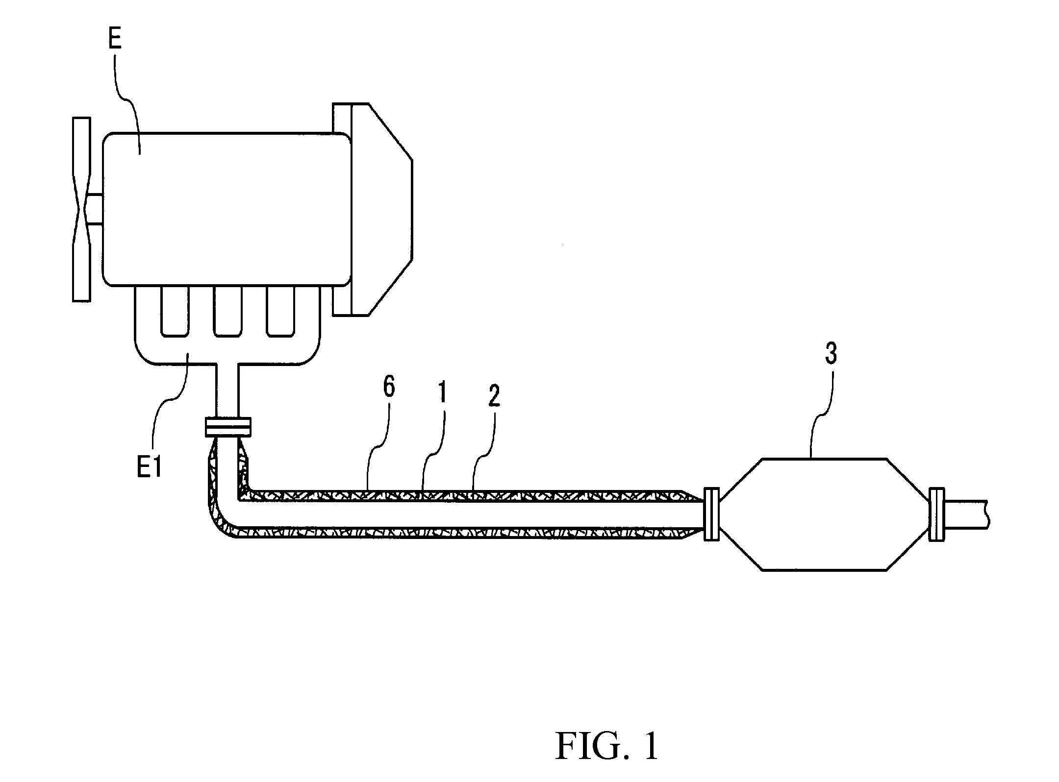 Heat insulator suitable for a vehicle exhaust pipe