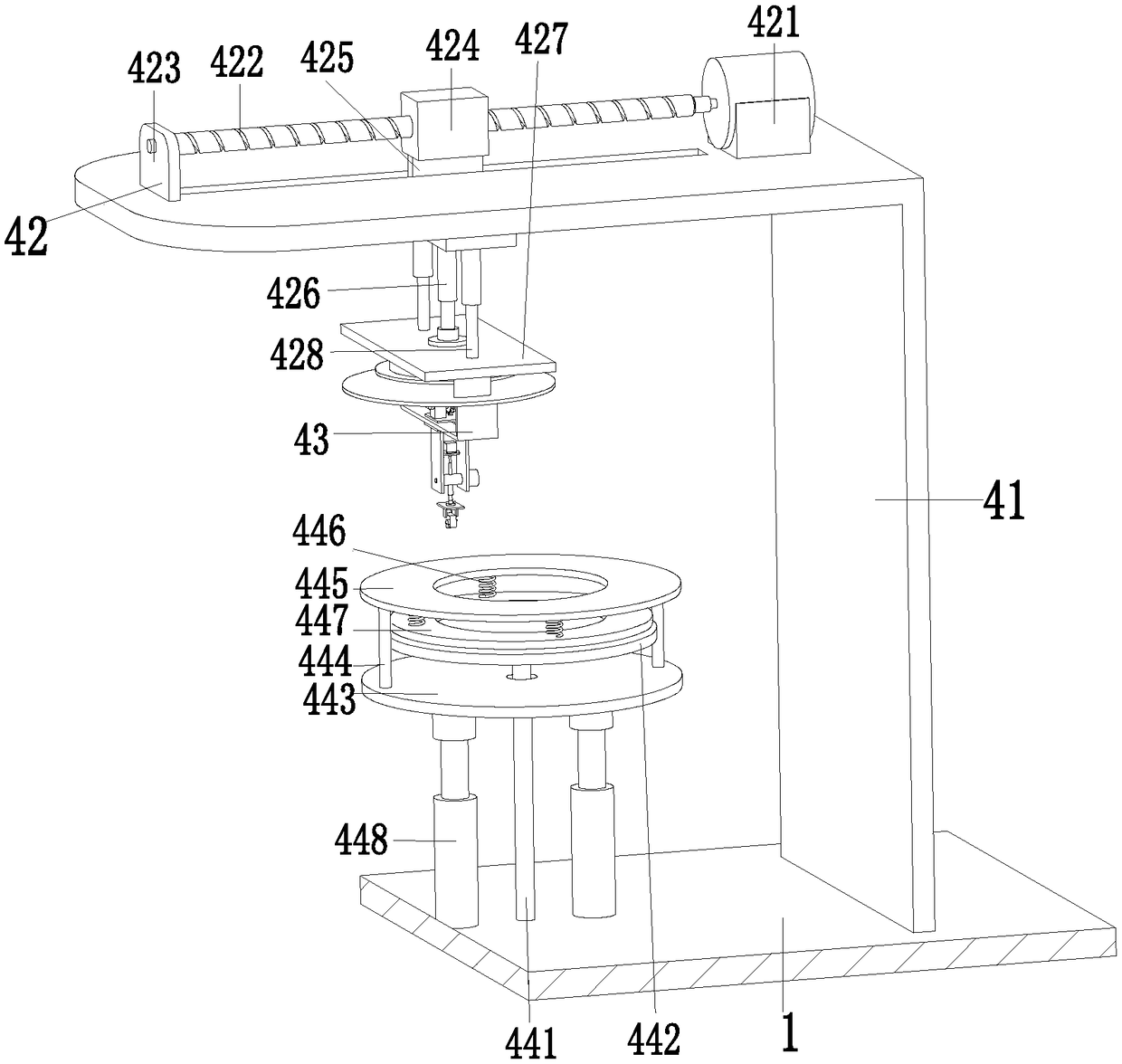 Plaster manufacturing device for orthopedics department