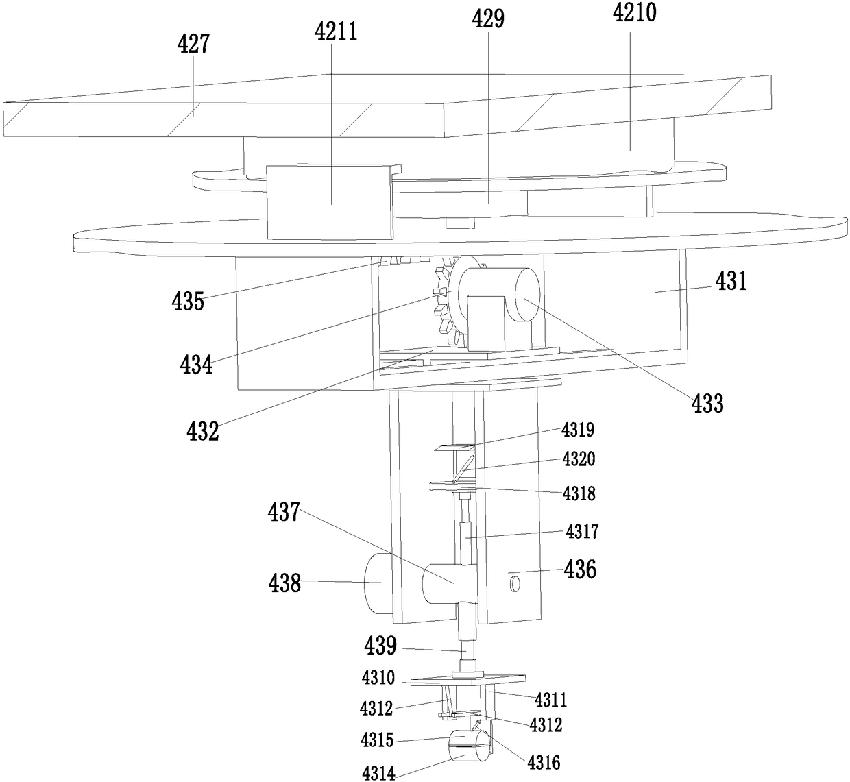 Plaster manufacturing device for orthopedics department