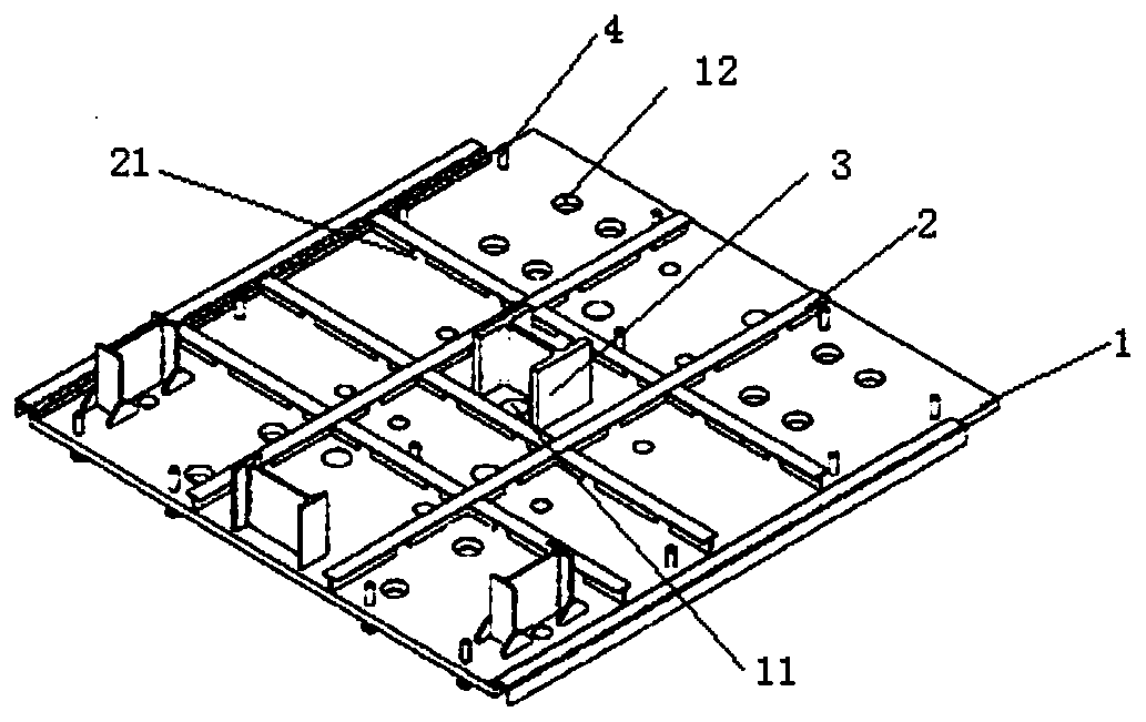 Installation and construction method of grinding roller base of raw material grinding mill