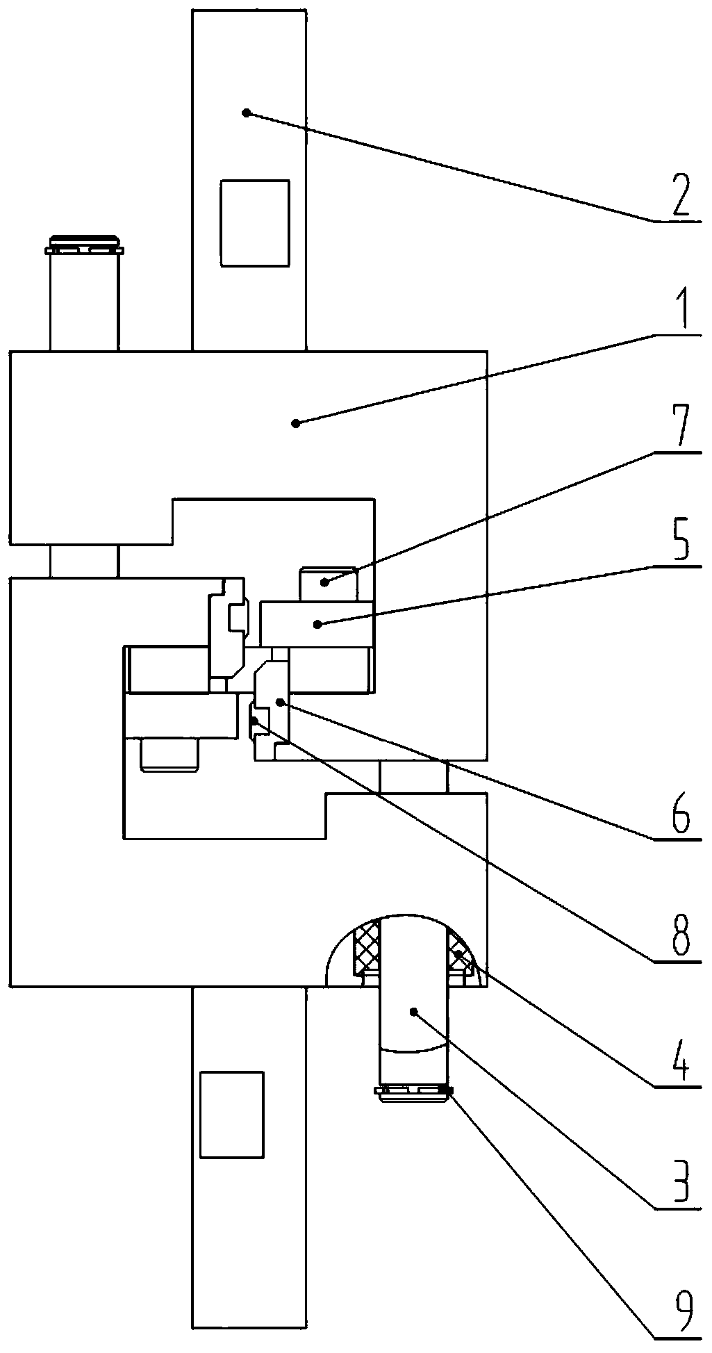 Flexible shearing-anti-shearing test fixture and shearing testing method thereof