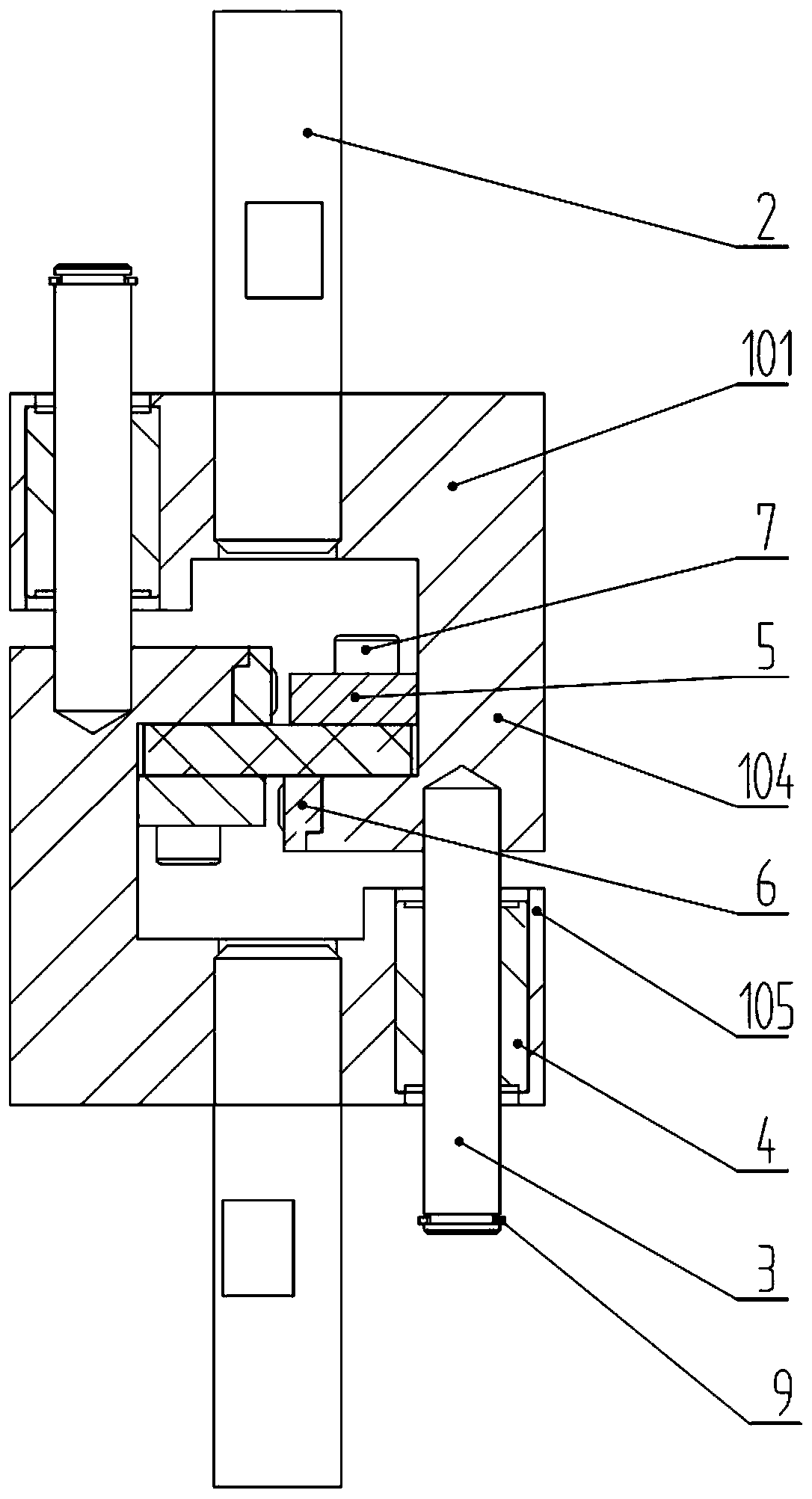 Flexible shearing-anti-shearing test fixture and shearing testing method thereof