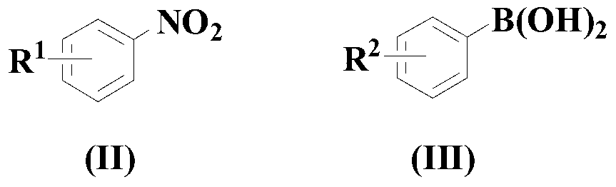 Synthesis method of diaryl aniline compound