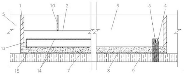 High comfort prefabricated cement concrete pavement repair structure, construction method and pavement structure overturning device