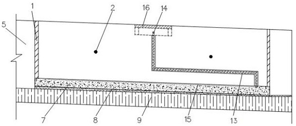 High comfort prefabricated cement concrete pavement repair structure, construction method and pavement structure overturning device