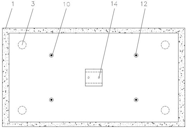 High comfort prefabricated cement concrete pavement repair structure, construction method and pavement structure overturning device