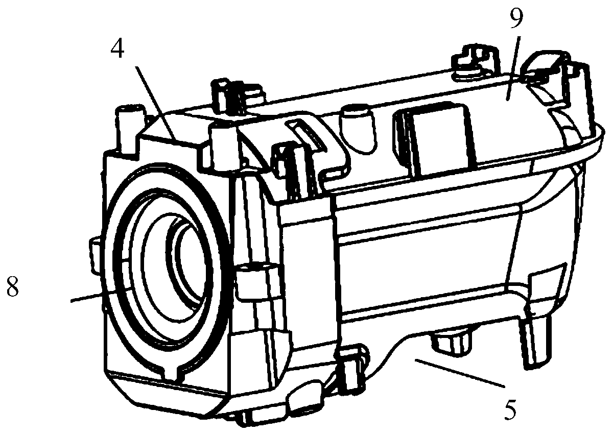 Motor assembly, exhaust assembly and exhaust method of dust collector, and dust collector