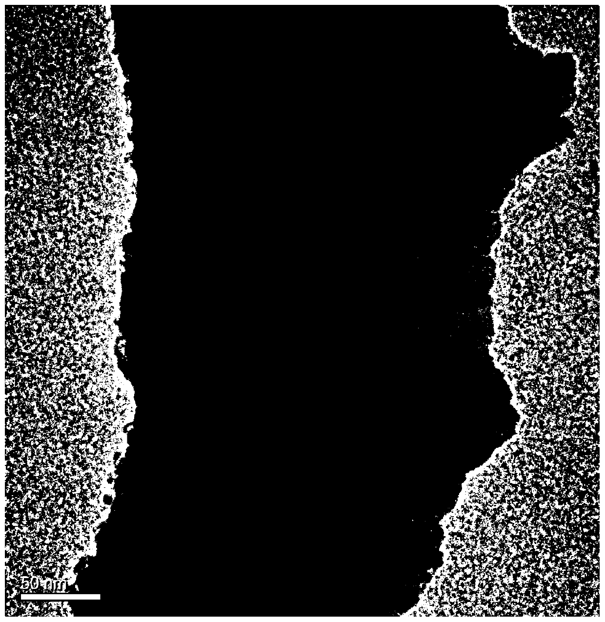 High-throughput forward-osmosis membrane containing a-C3N4/Ag3PO4 composite material and preparation method thereof