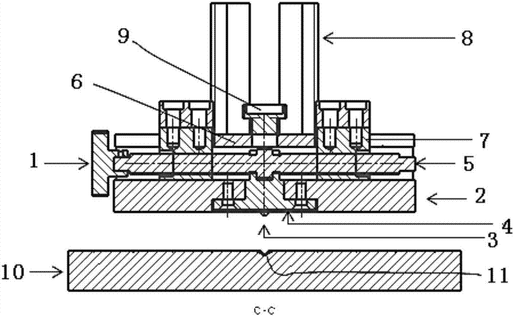 Quick positioning device for shape measuring instrument