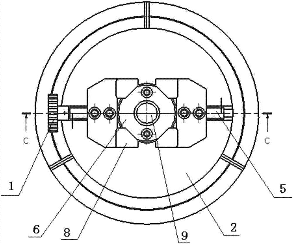 Quick positioning device for shape measuring instrument