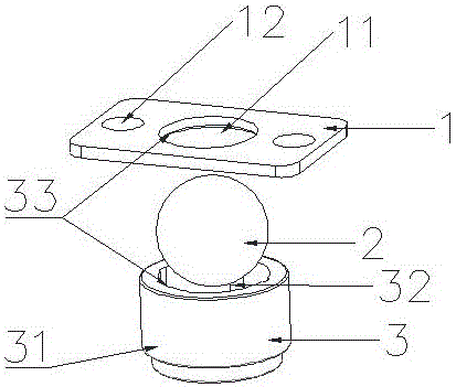 Automatic orientated balance mechanism for circular-disc-shaped structure