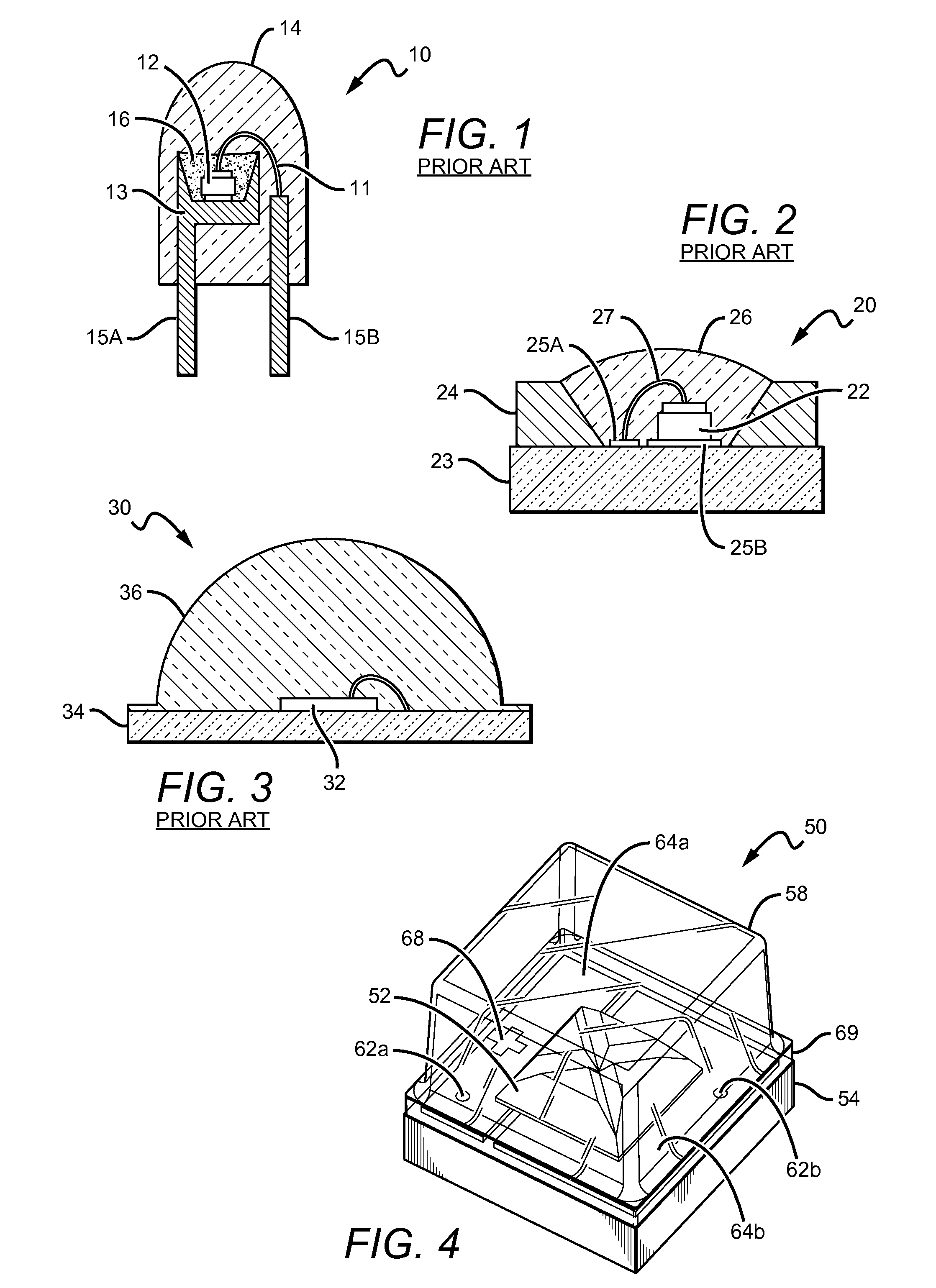 Compact LED package with reflectivity layer