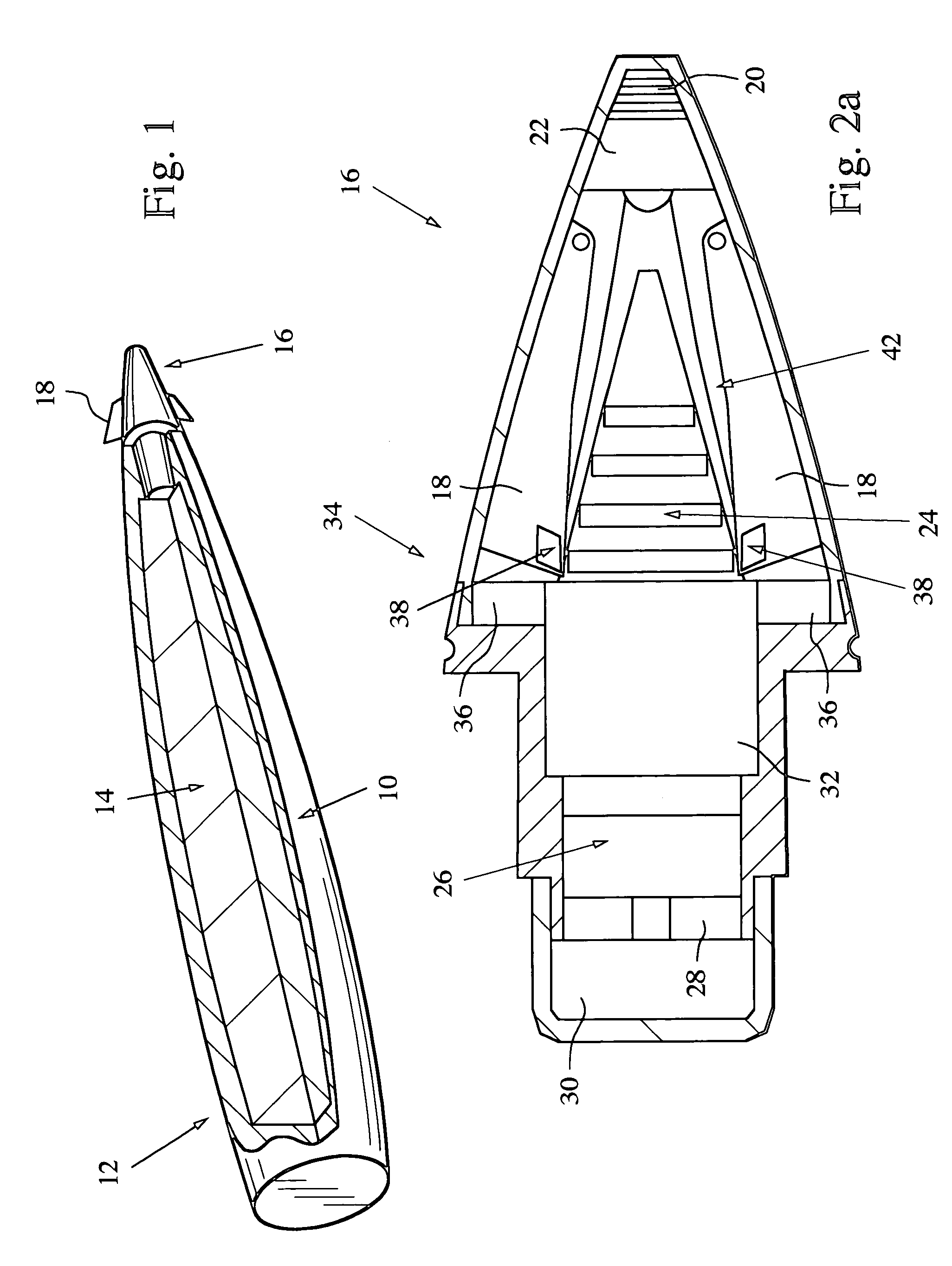 2-D projectile trajectory correction system and method