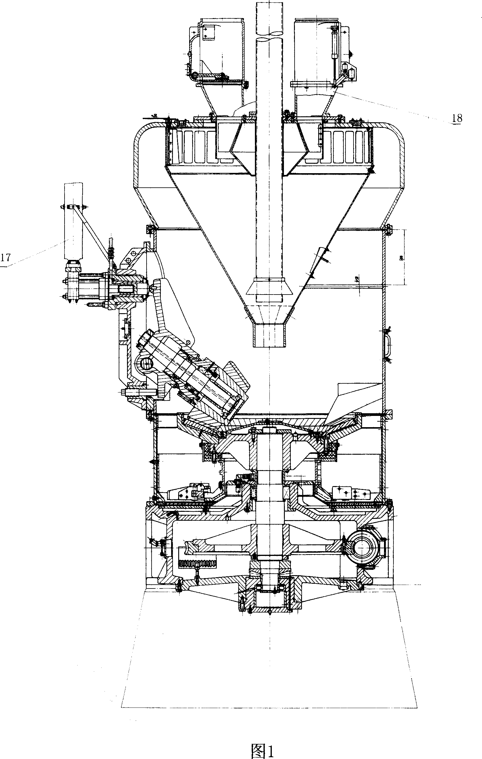 Bowl-type medium speed coal mill