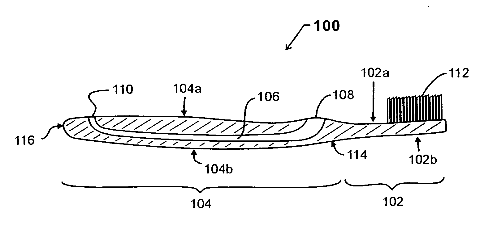 Fountain toothbrush