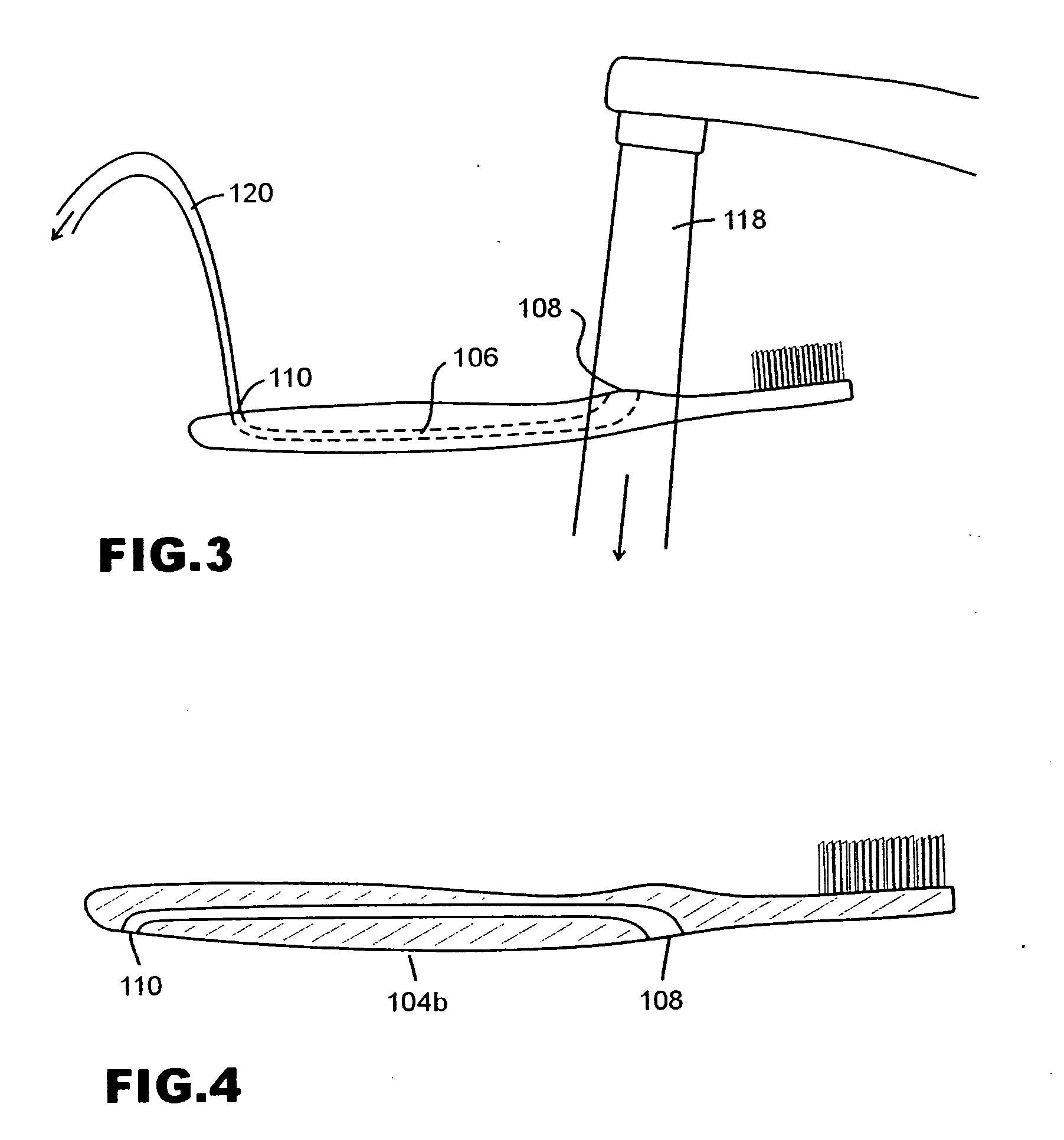 Fountain toothbrush