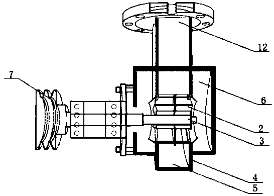 Efficient and compact type self-sucking and double-sucking pump