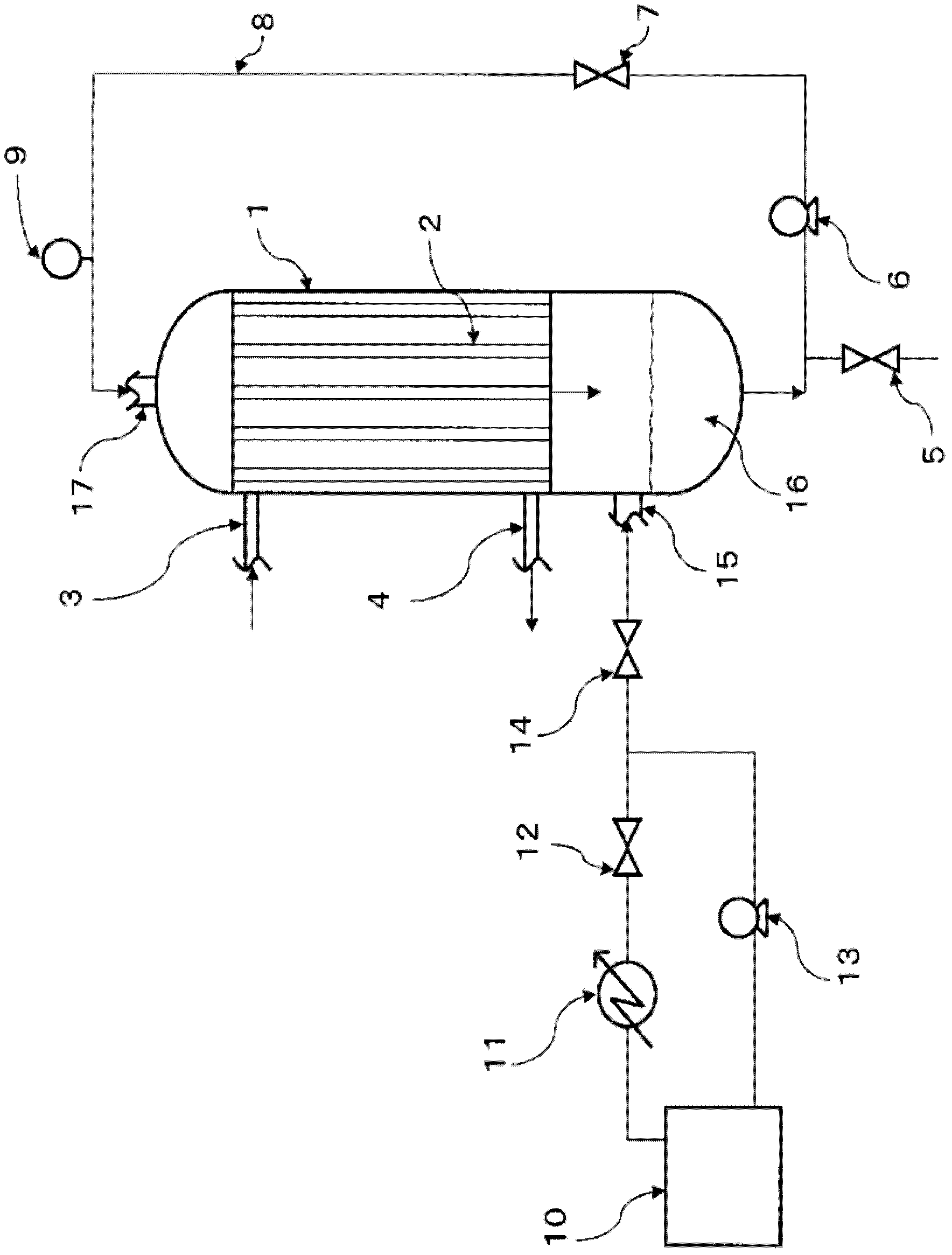 Device and method for crystallizing (meth)acrylic acid