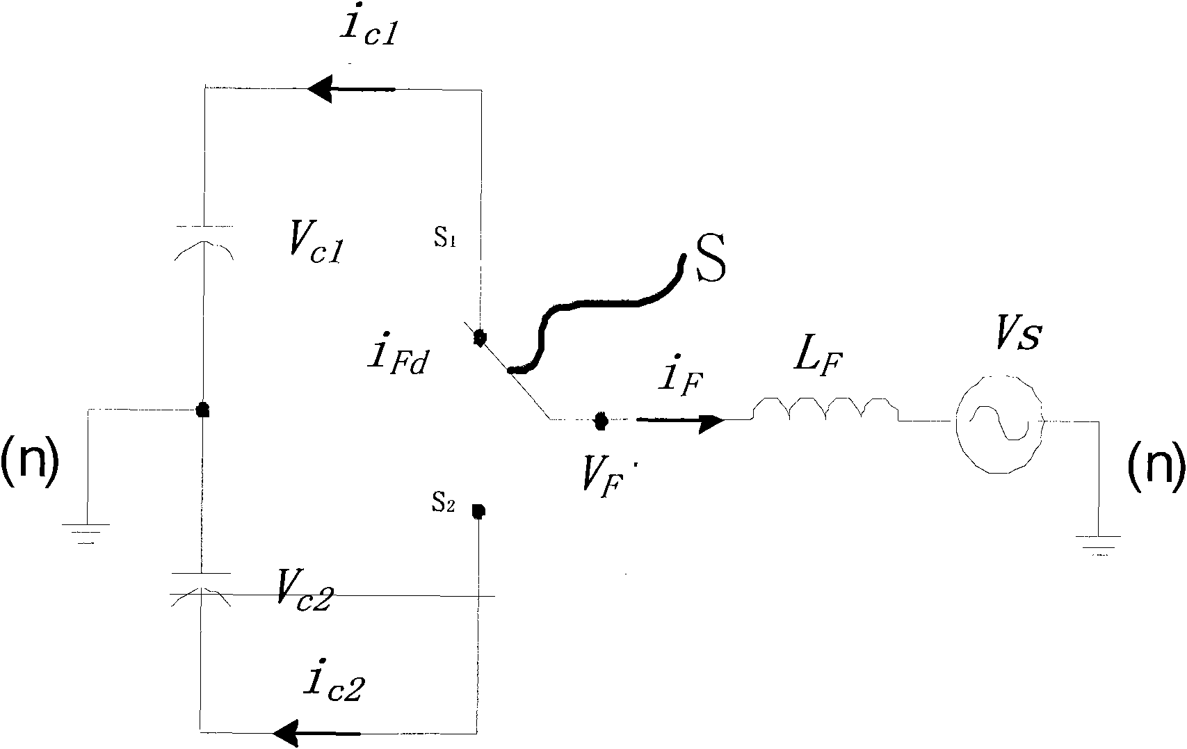 Parallel-connection active power filter suitable for three-phase four-wire power grid system