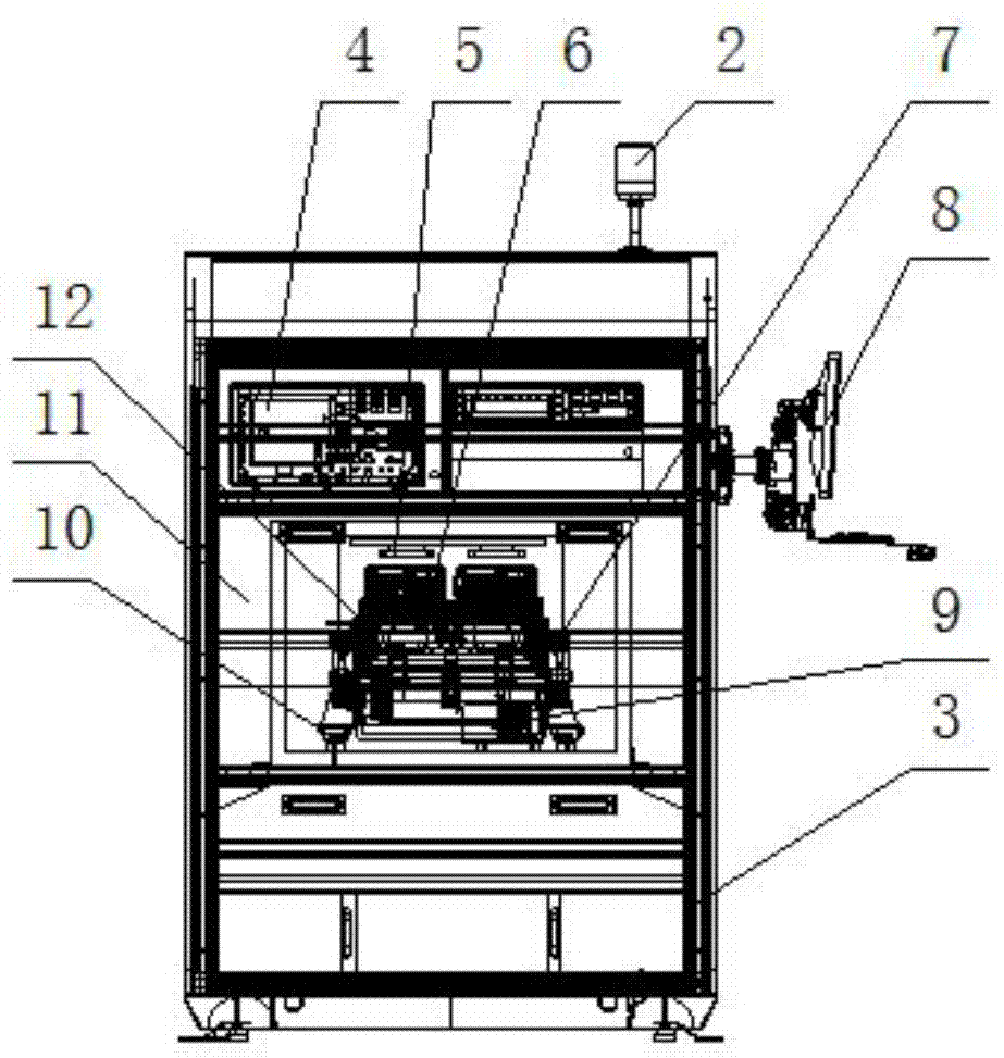 A concentrator wireless public network communication test system and method