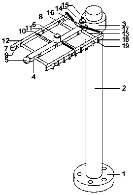 Fixed intelligent dust suppression system for coal transportation train