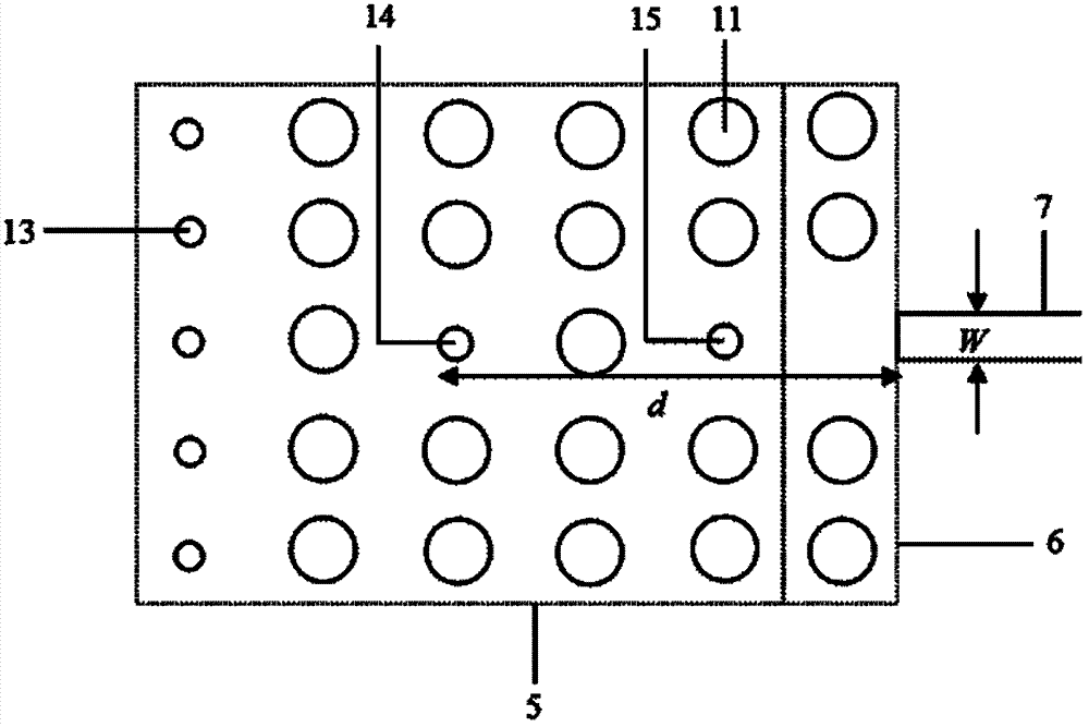 Two-stage beam shrinkage system based on photonic crystal resonant cavity and manufacturing method for two-stage beam shrinkage system