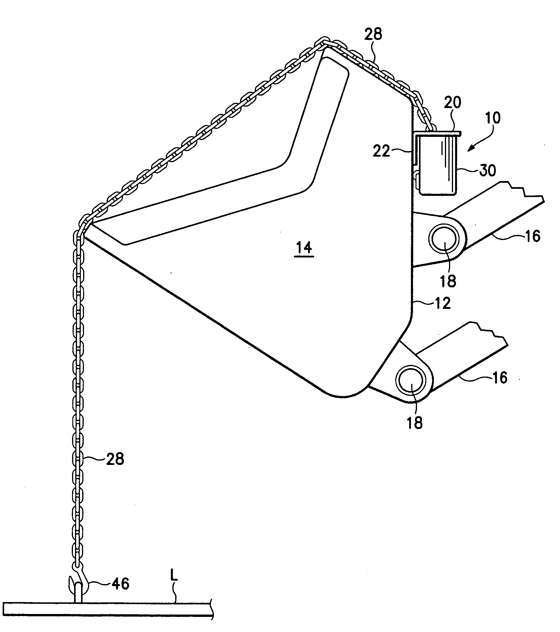 Length-adjustable chain mount and storage apparatus