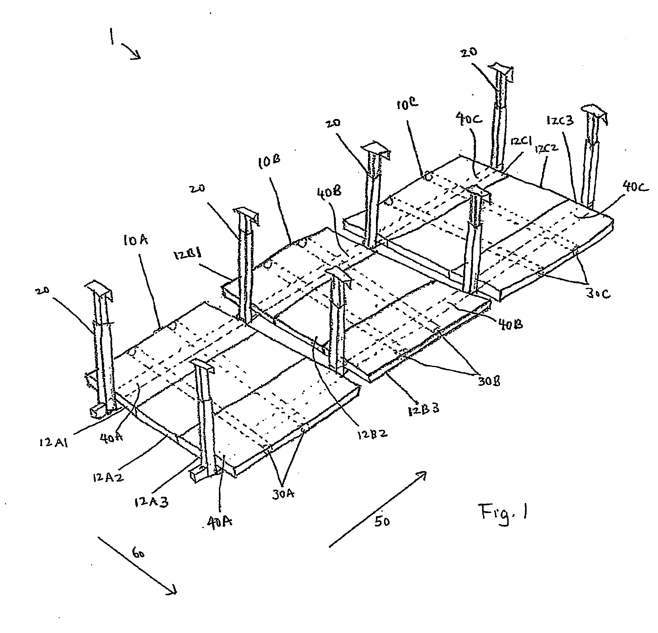 Modular overhead storage