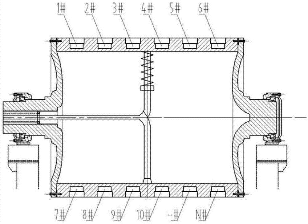 Wireless detection system for papermaking machine dryer surface temperature