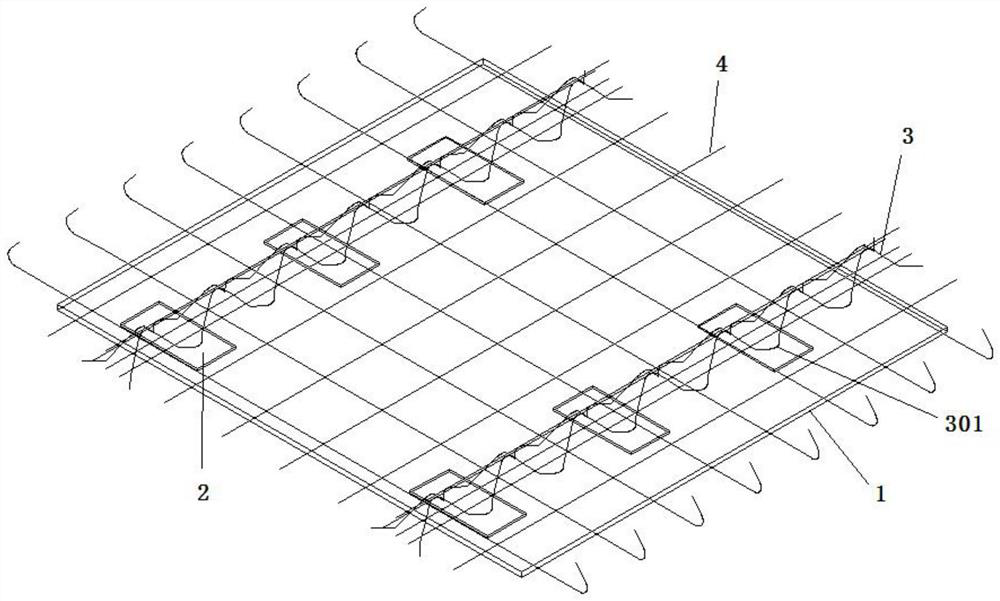 Cement floor support plate and manufacturing method thereof