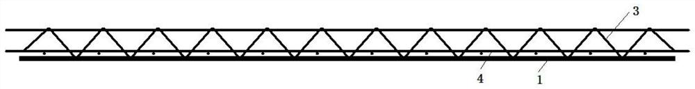 Cement floor support plate and manufacturing method thereof