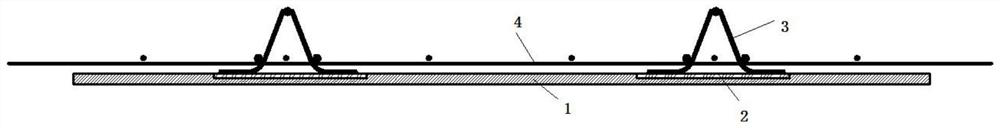 Cement floor support plate and manufacturing method thereof