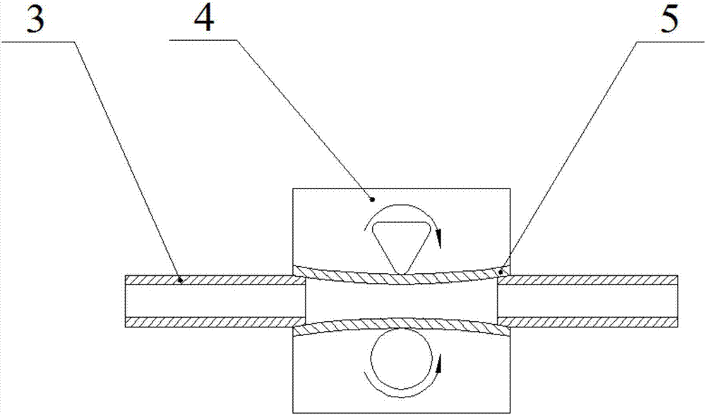 Multi-material automatic real-time mixed electric spinning direct writing device