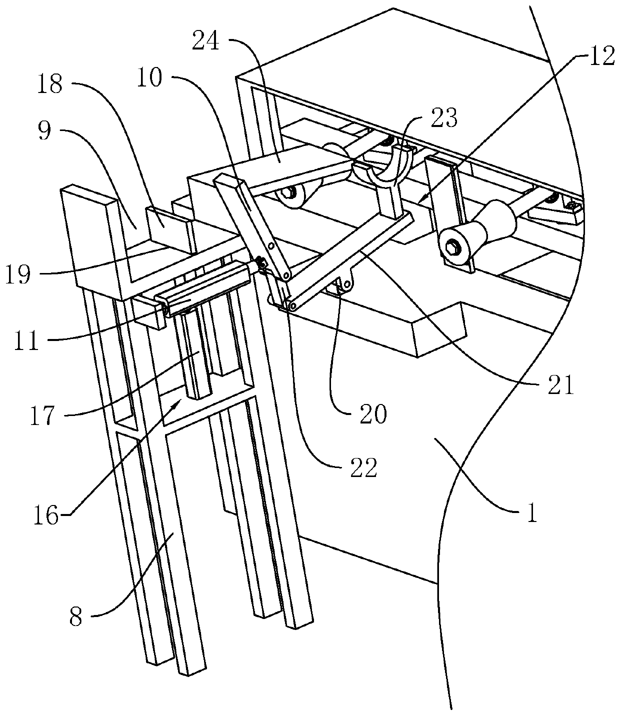 Heat treatment process of long shaft