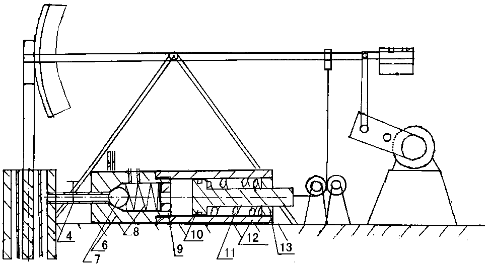 Sulfur-removing, pressurizing and storing device for single-well casing gas