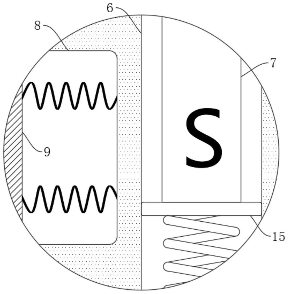 Anti-falling structure based on AI intelligent test server power plug