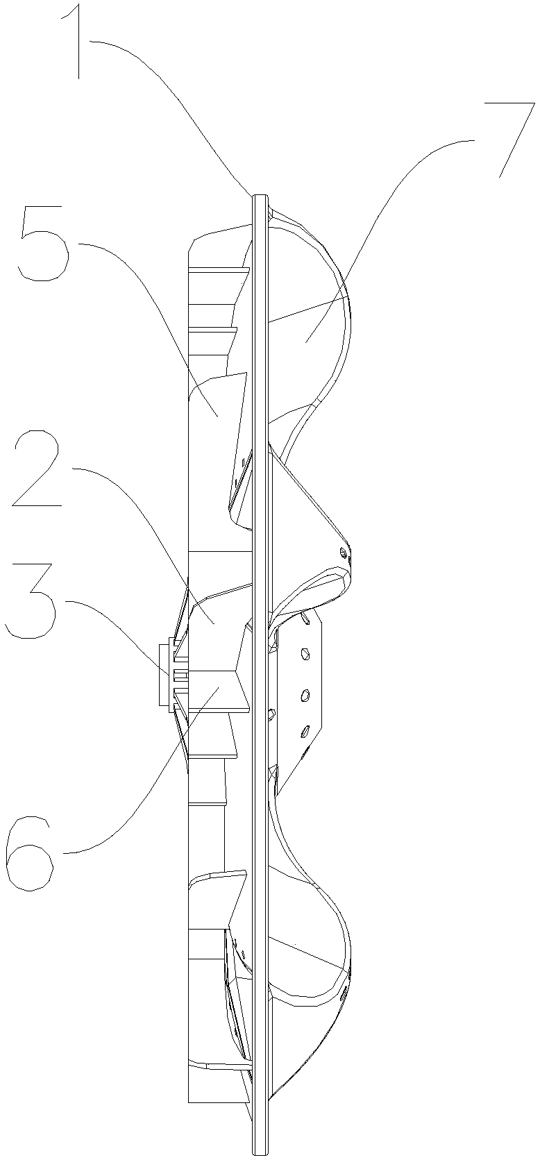 Pulsator mechanism for washing machine and washing machine