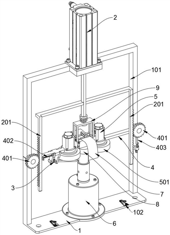 Sun pattern sanding equipment for processing of mechanical bottle cap