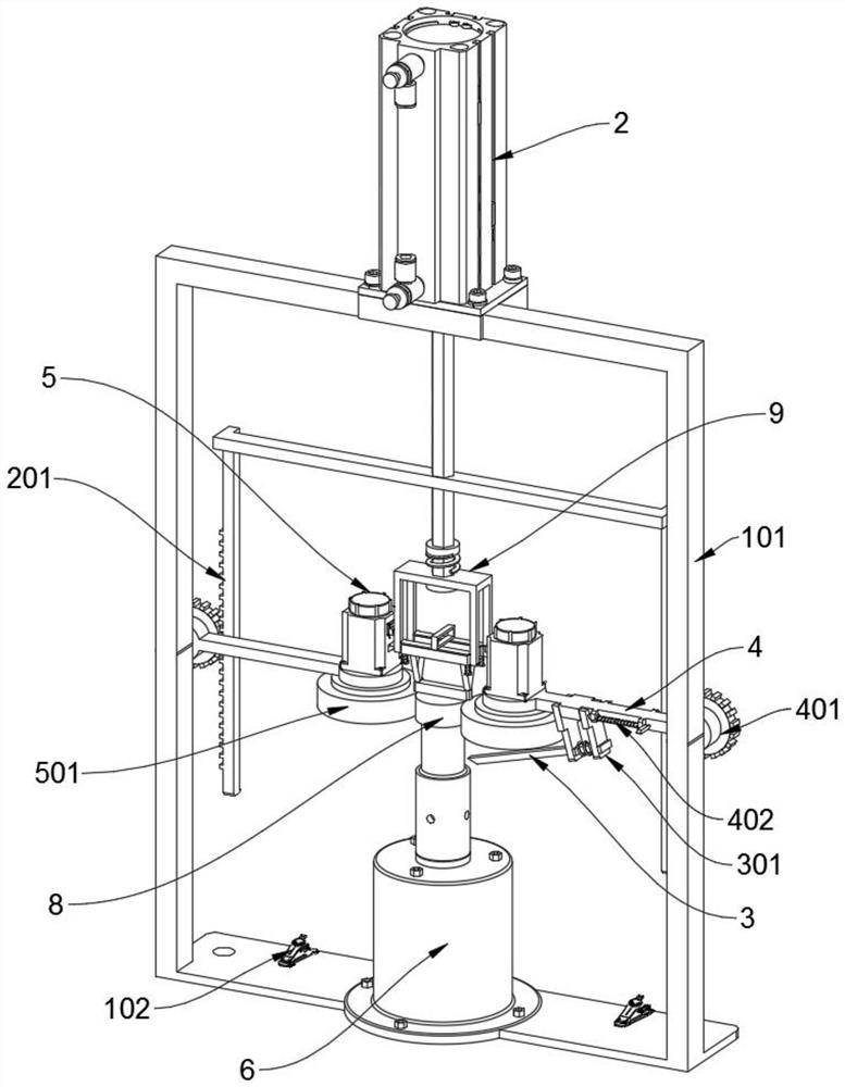 Sun pattern sanding equipment for processing of mechanical bottle cap