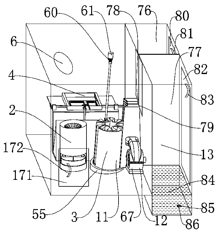 Integrated rotary-pull-leaf-removing air-flow-tilt-preventing precise-classification wearable traveling garment for antirrhinum majus harvesting