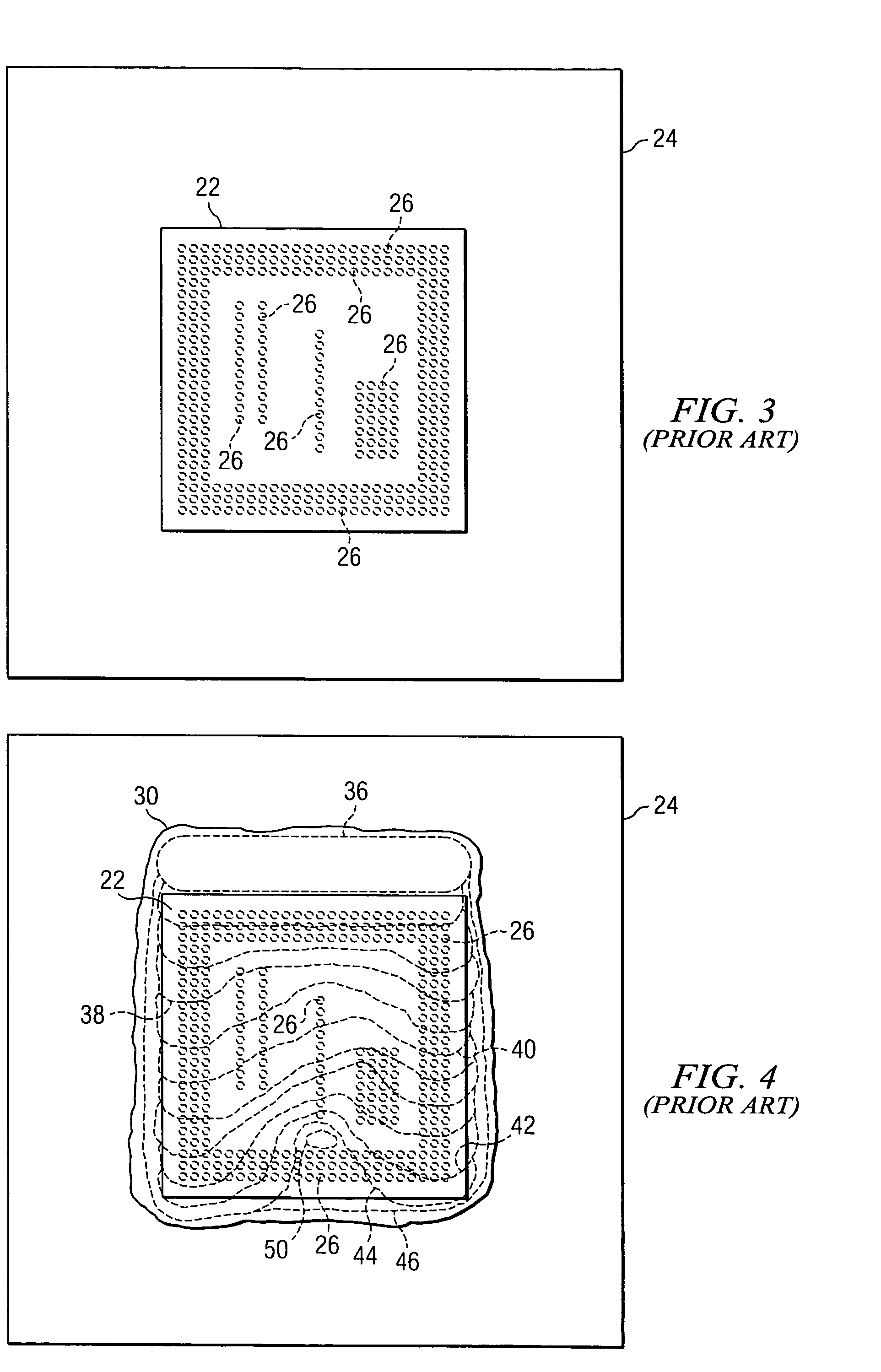 Patterned plasma treatment to improve distribution of underfill material