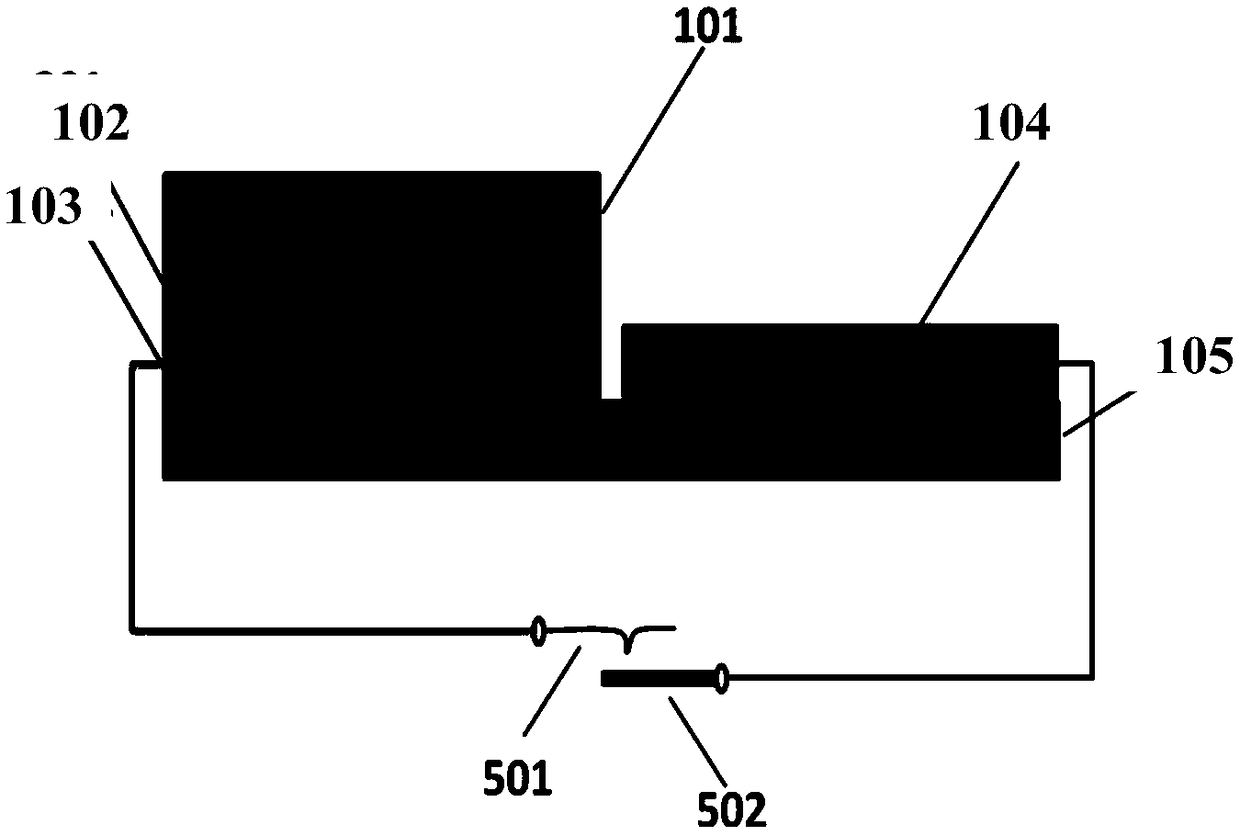 A kind of self-driven switch type triboelectric nanogenerator and triboelectric power generation method