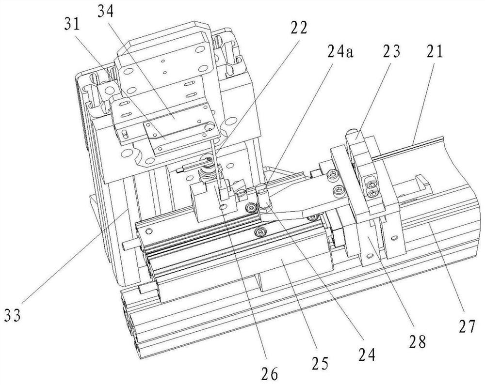 Notebook hinge flat gasket stringing equipment