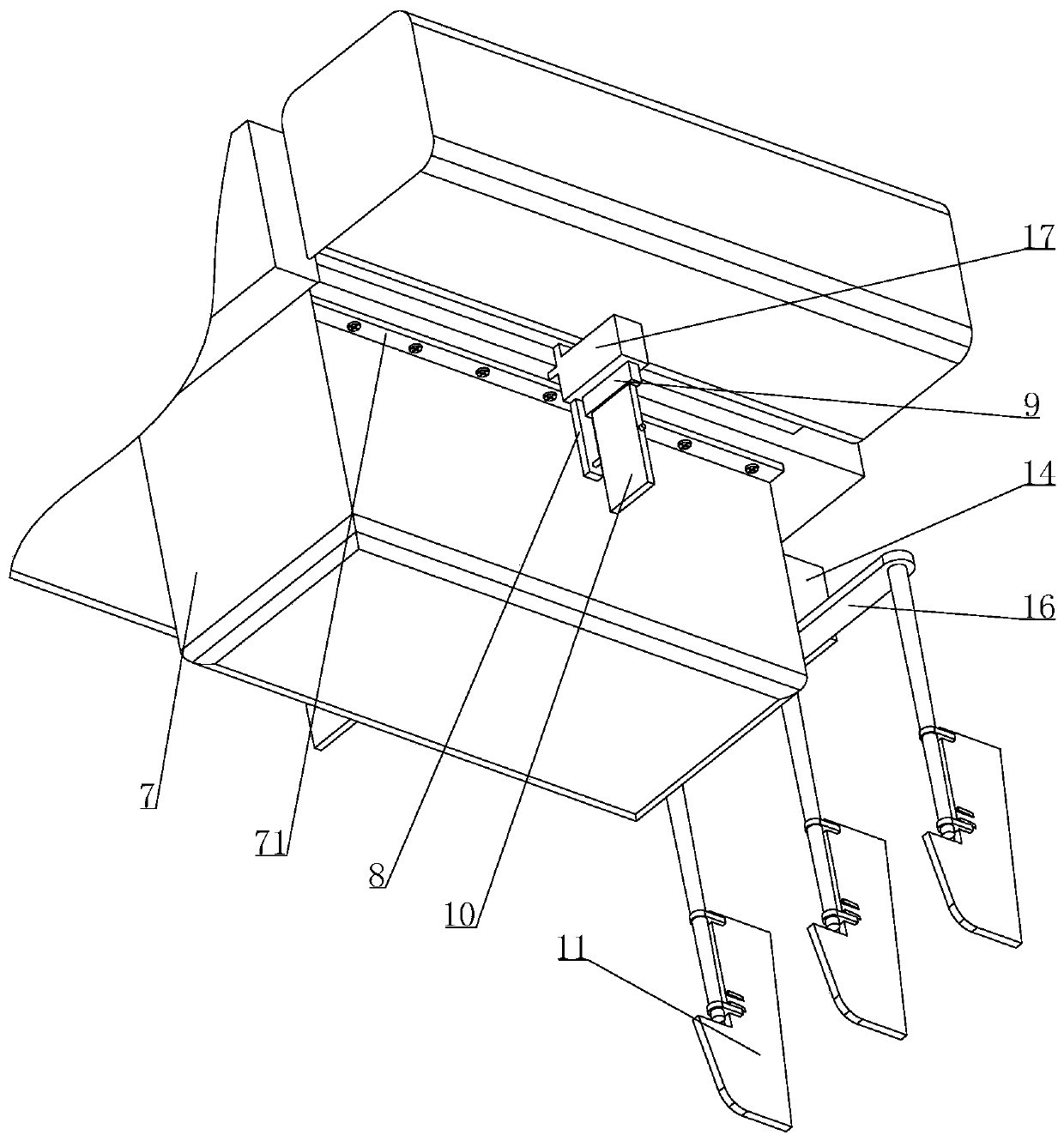 Float removing device used for water treatment