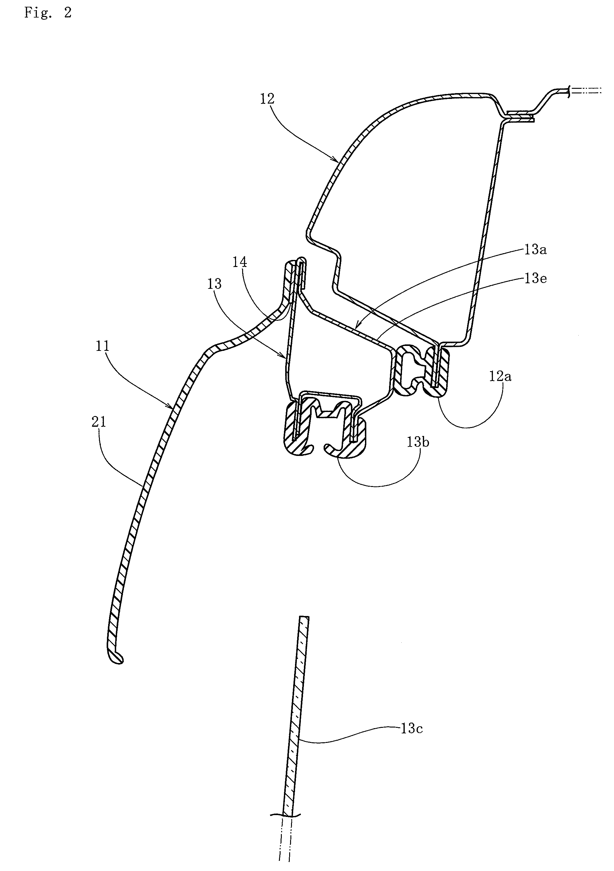 Side visor for automobile