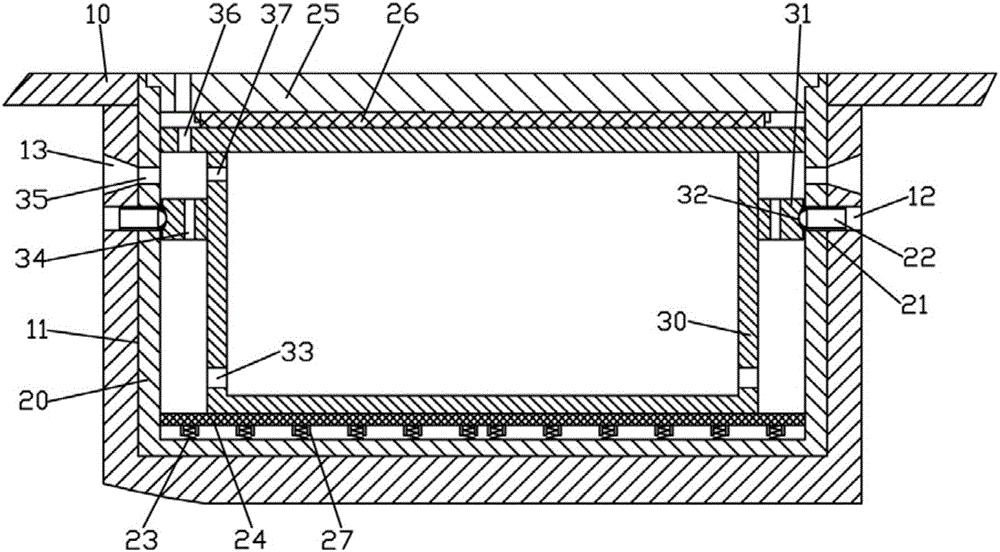 Electric vehicle battery arrangement structure having buffer effect