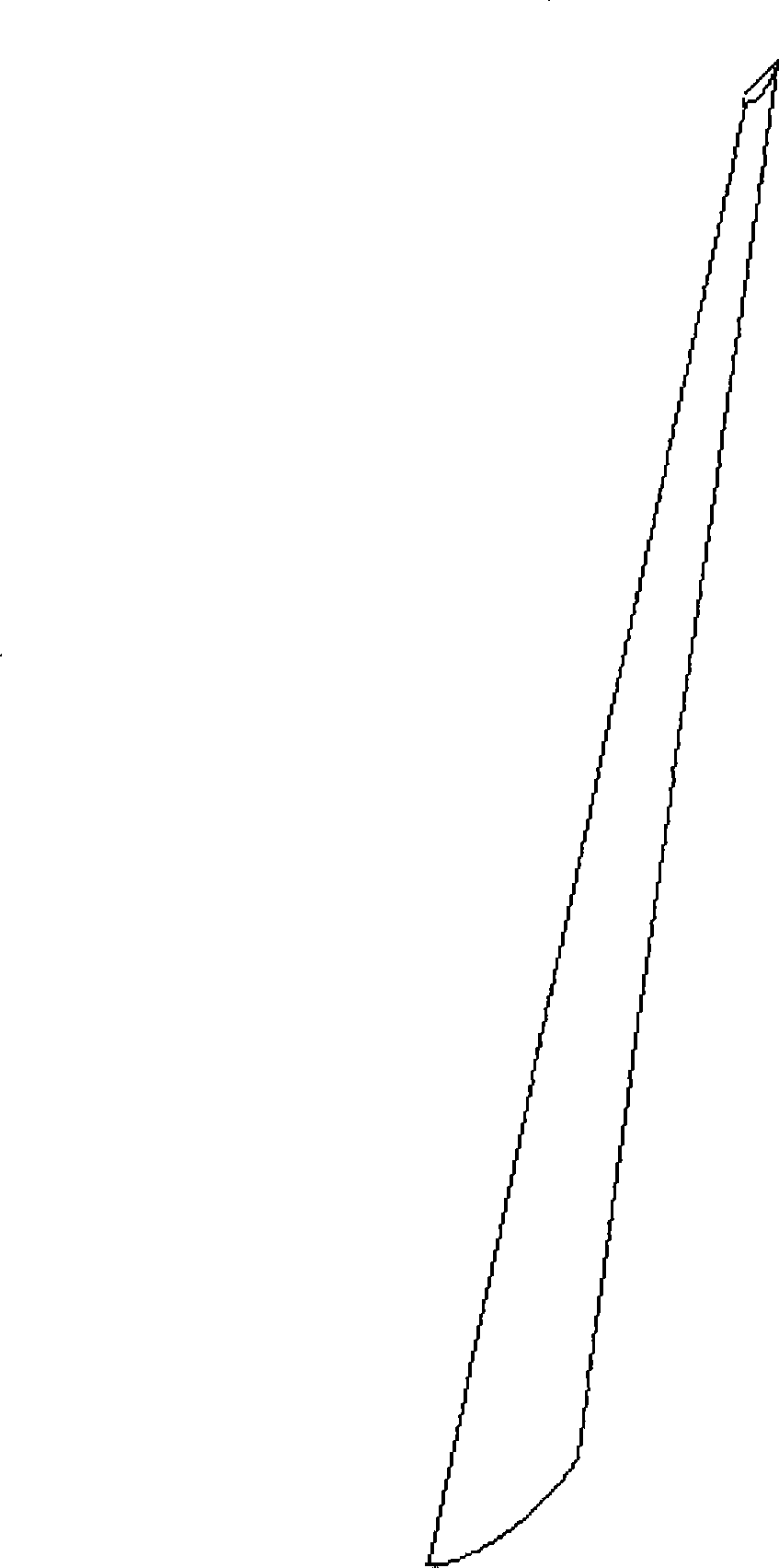 Horizontal axle windmill and method for making wind-powered unit vane