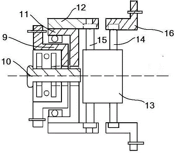 Steel wall crawler with multi-directional floating left and right discs